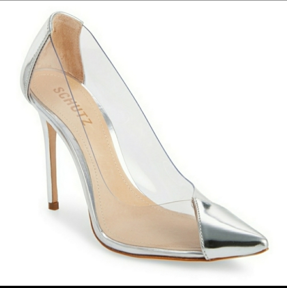 NEW SCHUTZ Cendi Heel REVOLVE Size 6.5